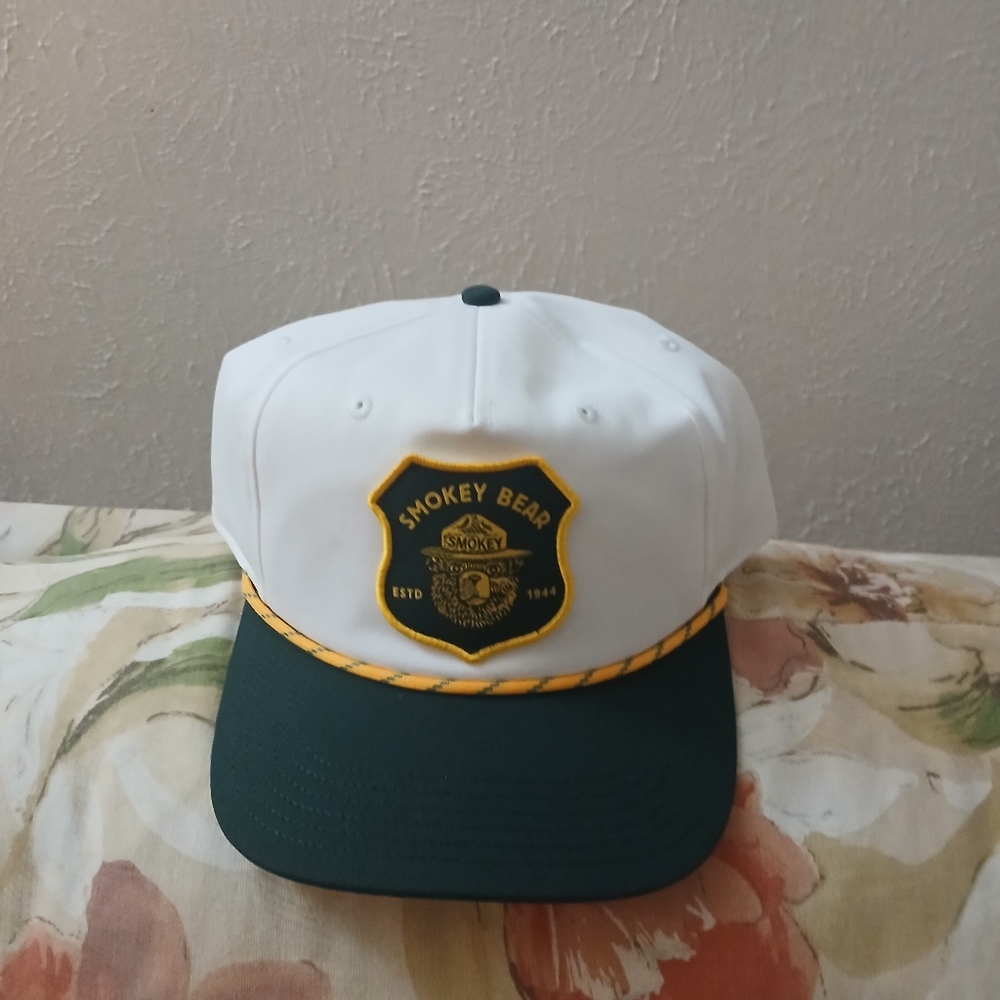 Green and Cream Hat